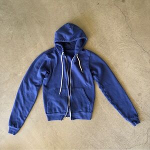 American Apparel / Made in USA / Fleece Zip Hoodie